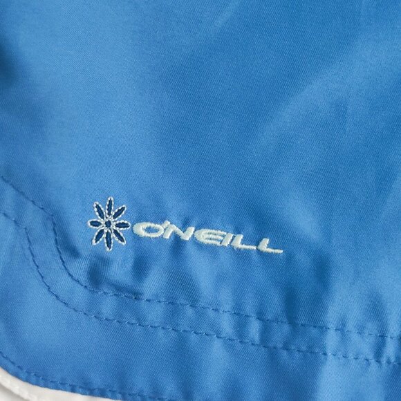 O'Neill beach short muted blue with tropical design women's junior size 7 - Picture 7 of 12